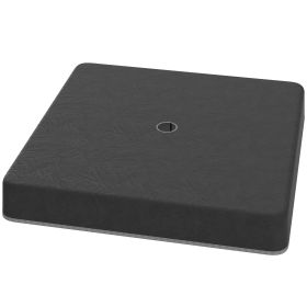 4 Piece Offset Umbrella Base Weight For 176 Lbs Sand Heavy Duty Outdoor Weights For Umbrella Stand, Black