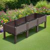 SOGA 120cm Deep Raised Garden Bed – Planter Box with Legs