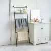 Towel Stand Ladder, Matte Black