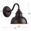 2 Pack 1 light dusk to dawn outdoor wall light