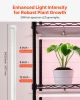Plant Shelf with Grow Light, 6-Tier Indoor Plant Stand, 71in Tall Indoor Plants Display Rack with Wheels & Timer, 150W 3800K Full Spectrum Grow Lights